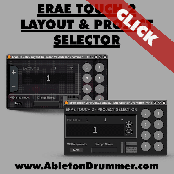 Control Erae Touch 2 via Ableton