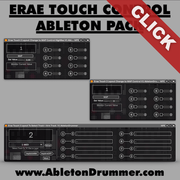 control Ableton Live via Erae Touch