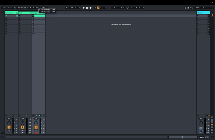 Automate Metronome via Midi Controller