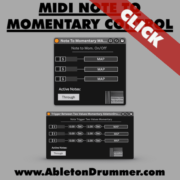Momentary MIDI control in Ableton