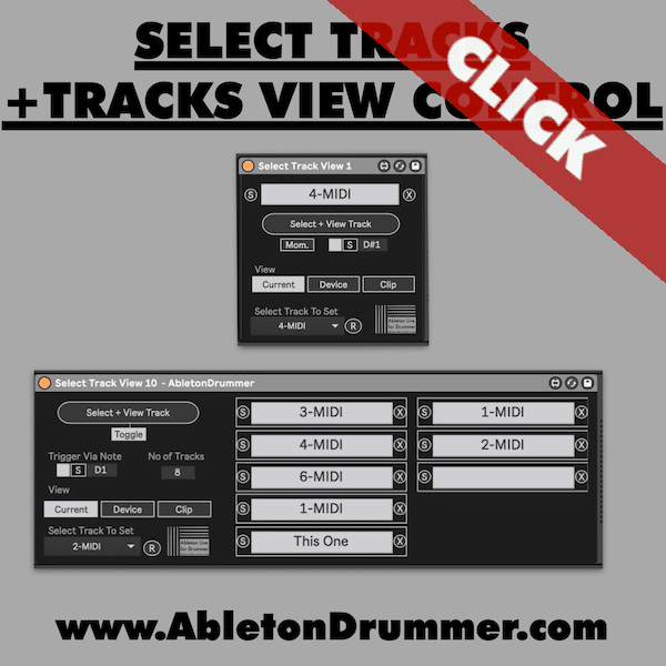 Select tracks in Ableton automatically